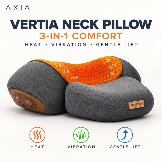 AXIA Vertia Neck Pillow with heat, vibration and gentle lift