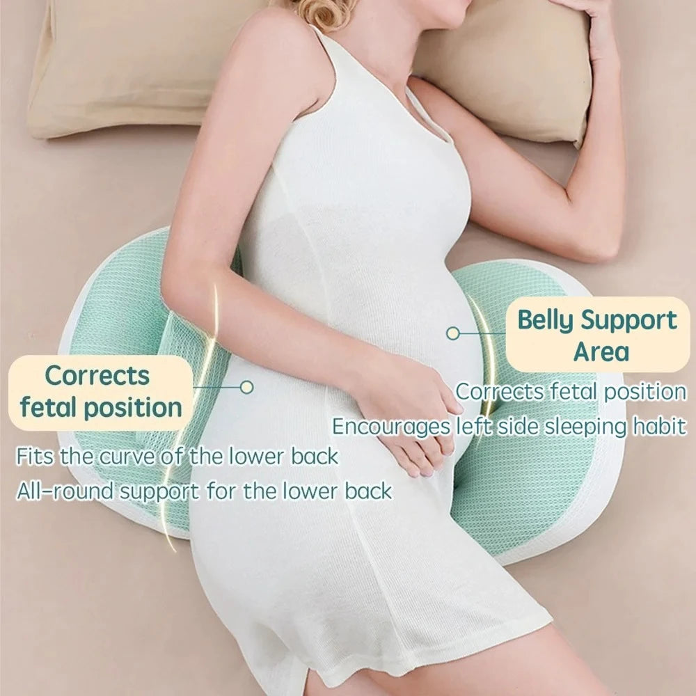 Nestia belly and back support for side sleeping
