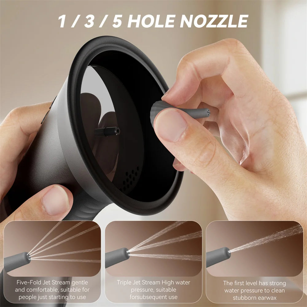 Auris 1, 3 and 5 hole nozzles