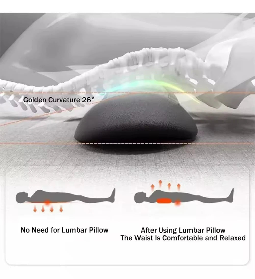 Contour that supports the natural curve of the lower back