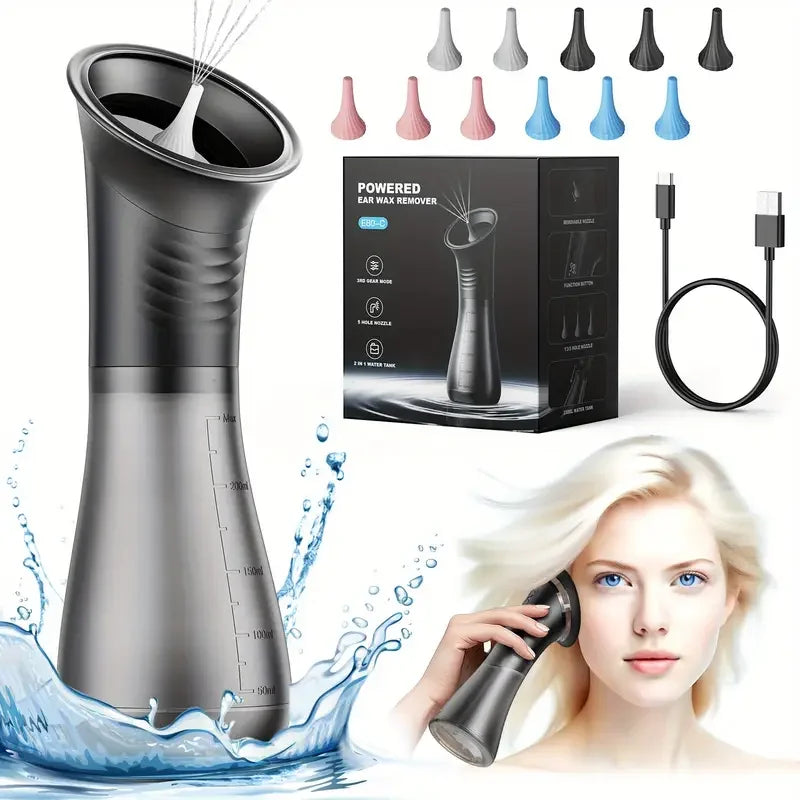 Auris Ear Cleaner kit with soft color-coded tips