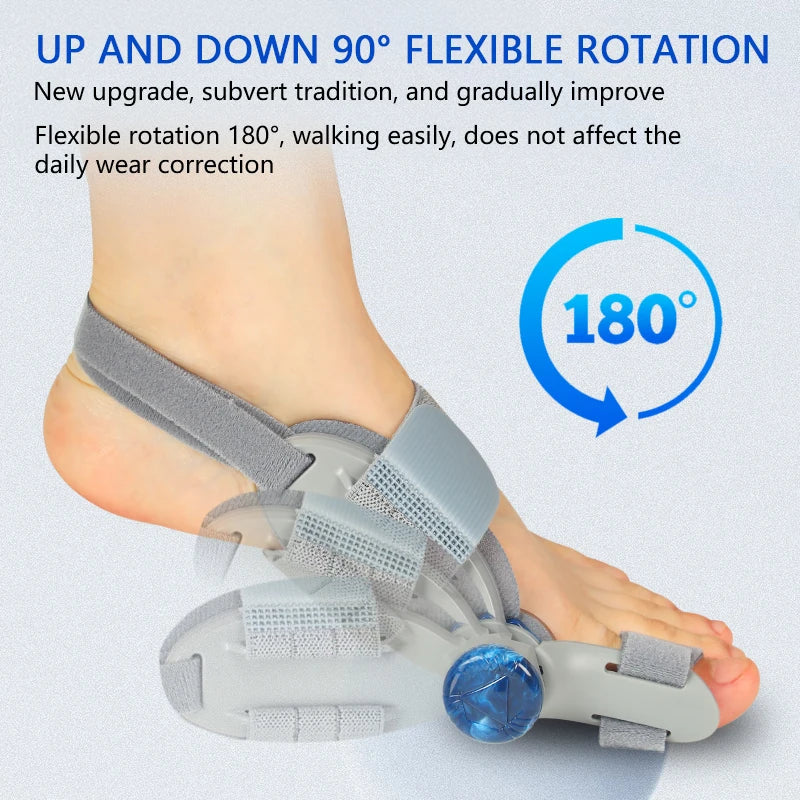 Hallia flexible hinge bends with the toe