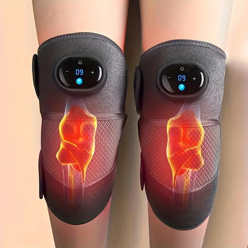 Genua heated knee massagers on both knees