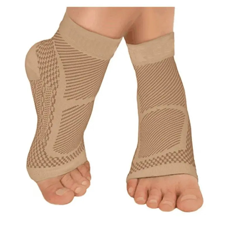 Calca open-toe sleeve in Beige